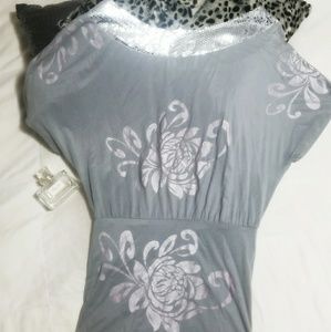 Pixie Silver Tunic Dress